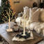 2 pièces d'arbre de table à piles avec décorations de Noël pour foyer