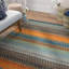Saffron Geometric Cotton Hand Woven Area Rug-22899197
