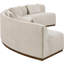 Canapé modulaire en tissu de chenille rembourré 2 pièces 182,5 po Avanti-1120141358-1122278509