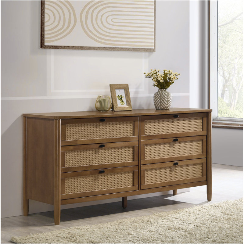 Commode 6 tiroirs Vichy