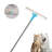 Pet Hair Carpet Rake 35.83-55.51 in Adjustable Long Handle Pet Hair Broom Tool