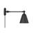 Weston 1-Light Wall Sconce in Black (Set of 2)-1097526862