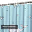 Joli rideau de douche avec 12 crochets-129035686
