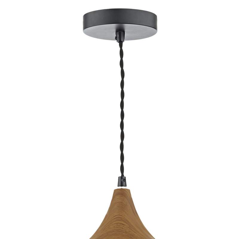 Nataly 1 - Light Dome Pendant, Black