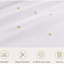 White & Gold Starry Night Duvet Cover Set –ULTRA SOFT Elegant Cotton Bedding Set with Pillowcases-131443656