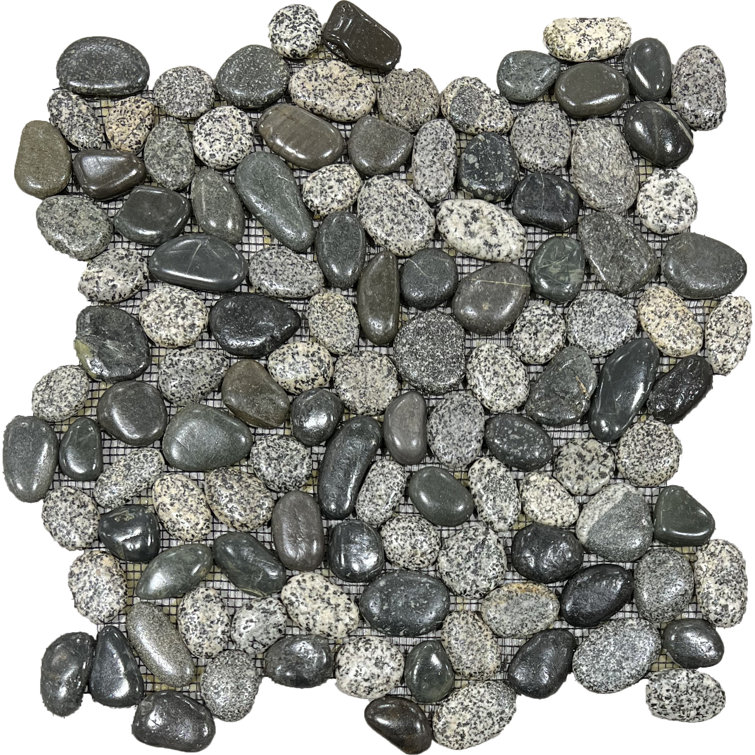 Natural Stone Pebbles/Rocks Mosaic Wall Floor Use Tile