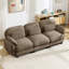 Canapé modulaire 3 places Cloud Feel, chenille marron-514231413