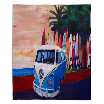 Couverture 2 vw bus surfing 