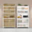 Armoire de cuisine 73 po avec panneau perforé et crochets H 73 po-2001483839