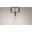 Luminaire suspendu pour îlot de cuisine en laiton moleté à 1 lumière Brophy Caddens (ampoule incluse)-1868738292