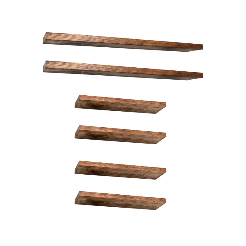 Willow & Grace Connie - Tablettes de 36 po (paquet de 2) avec tablettes de 24 po Connie (paquet de 4)