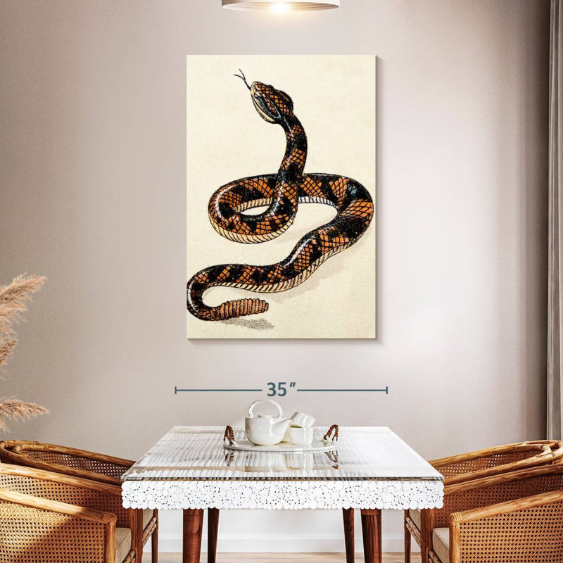 Brampt Rattlesnake, 48" H x 32" W