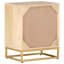 Napolitano 40cm W Iron Bedside Table