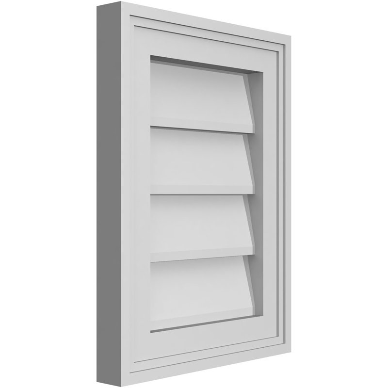 Cadre en brique, brun clair apprêté, H 16 po x l 12 po x P 1,5 po