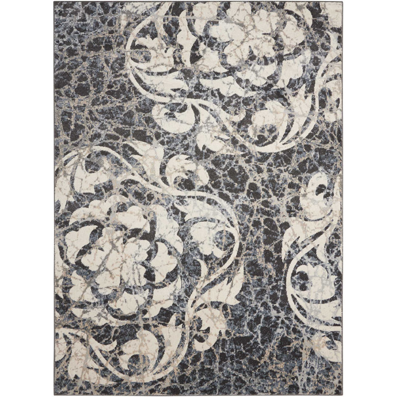 Shanana Floral Indoor Rug, Rectangle 9'3" x 12'9"