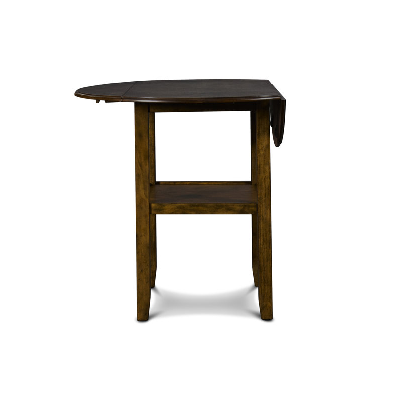 Ziemer 2 - Person Solid Wood Top Four Leg Dining Set, 36" H x 42" L x 42" D, Brown