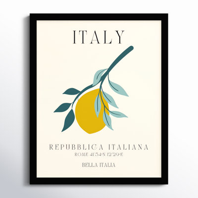 Mirando "Italy Travel Poster" Print