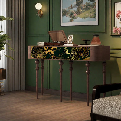 Console en bois de style français