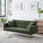 Upholstered Sofa, Loveseat, Sofa Bed With Two Throw Pillows-1225767942