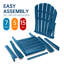 Chaise Adirondack en plastique Alvertia-772534717
