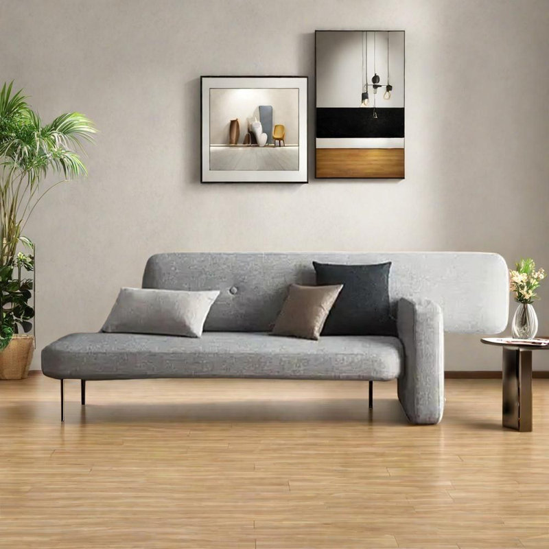 Chaise haute et durable, Orienté à droite, Gris