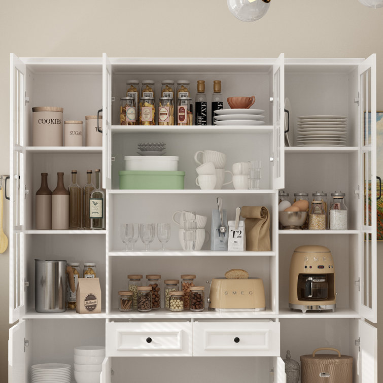 Hann Tall Storage Cabinet with Drawers