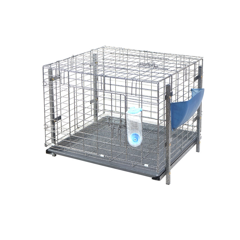 Stackable Rabbit Breeding Cage With Feeder And Water Bottle Easy-clean, 24 X 24