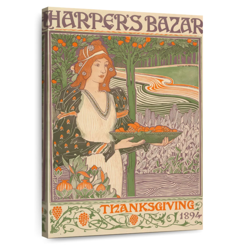 Thanksgiving 1894 Cover, 24" H x 16" W
