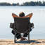  Fauteuil de camping berçant surdimensionné pliable pour l'extérieur avec porte-gobelet, support 300 lb-158032307
