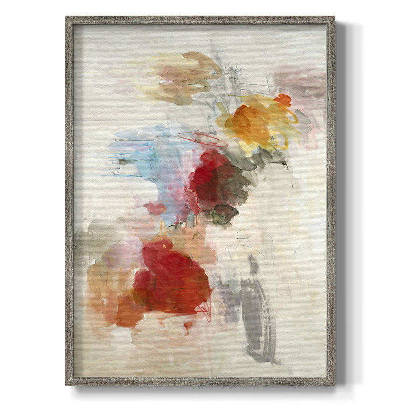 «Many Layers II», reproduction encadrée, Toile encadrée argent patiné, Non, Aucune couleur de tapis