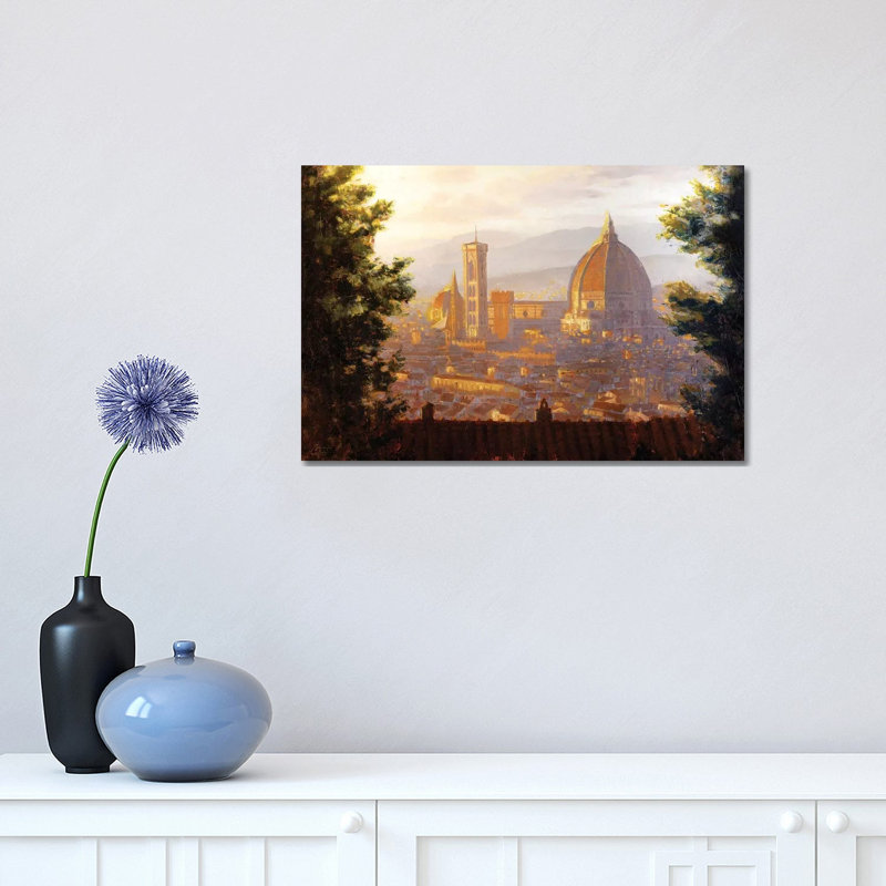 Florence, Italy - The Duomo From A Distance II by Christopher Clark - Print on Canvas, 66.04 cm H x 45.72 cm W x 3.175 cm D