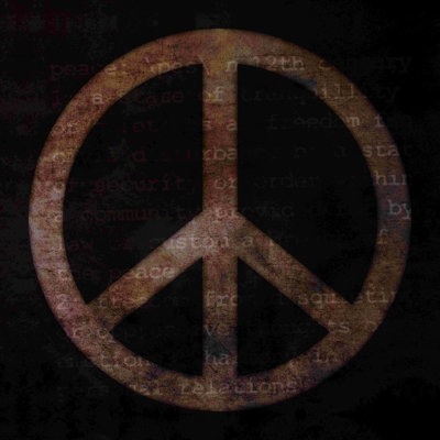 " Peace Sign " Painting Print