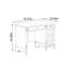 Bureau d'écriture avec rangement rétro-618171184