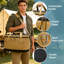 30 Quarts Picnic Tote Bag, Grey