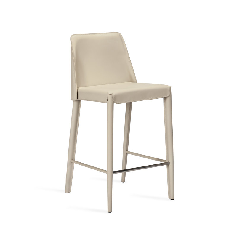 Malin Upholstered Counter Stool with Metal Frame, Mediterranean Sand