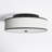 Deeann Fabric Semi Flush Mount-2119841968