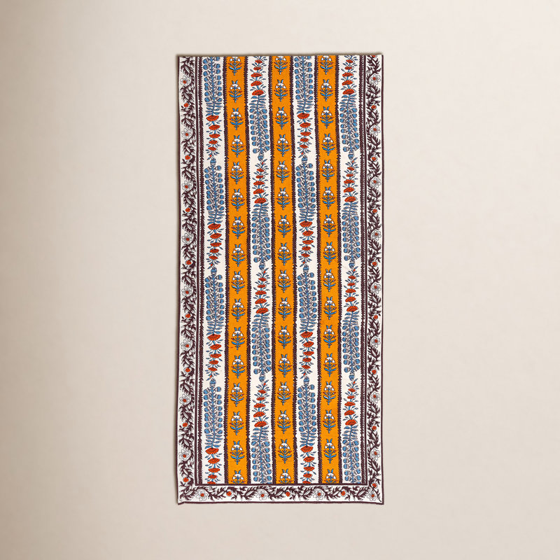 Charlemont Provence Table Runner, 72" x 16", Green