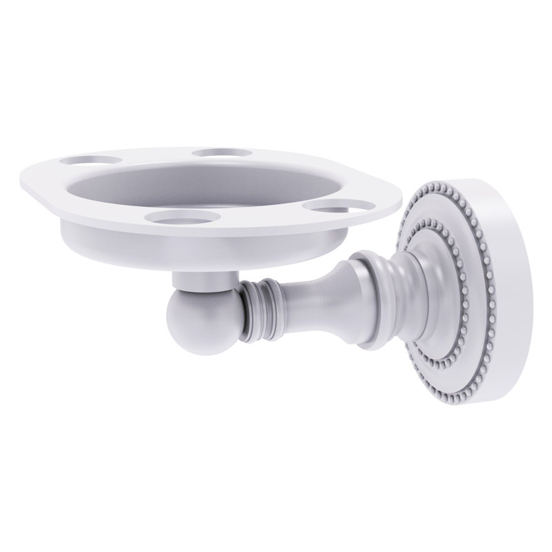 Porte-brosse à dents et porte-gobelet Marchmont, Blanc mat