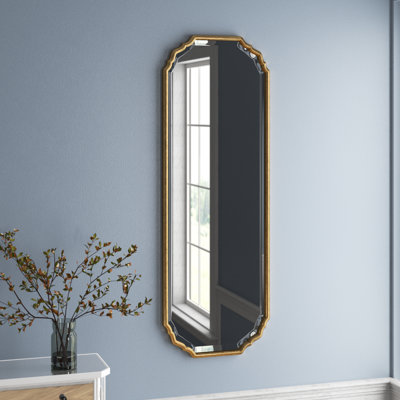 Miroir biseauté pleine grandeur traditionnel Everly
