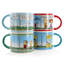Ensemble de grandes tasses en grès 4 pièces de 20 onces Peanuts Today on Peanuts