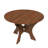 Space-saving Walnut Mdf Folding Dining Table, Modern Style For Small Kitchen