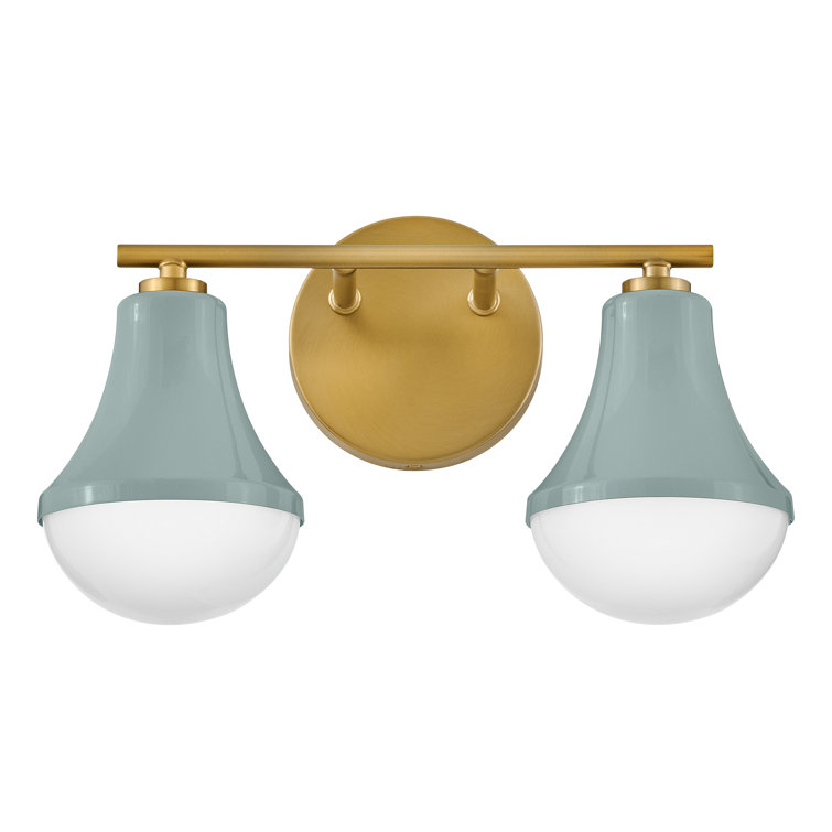 Capulet 2 Light Frosted Dimmable Vanity Light