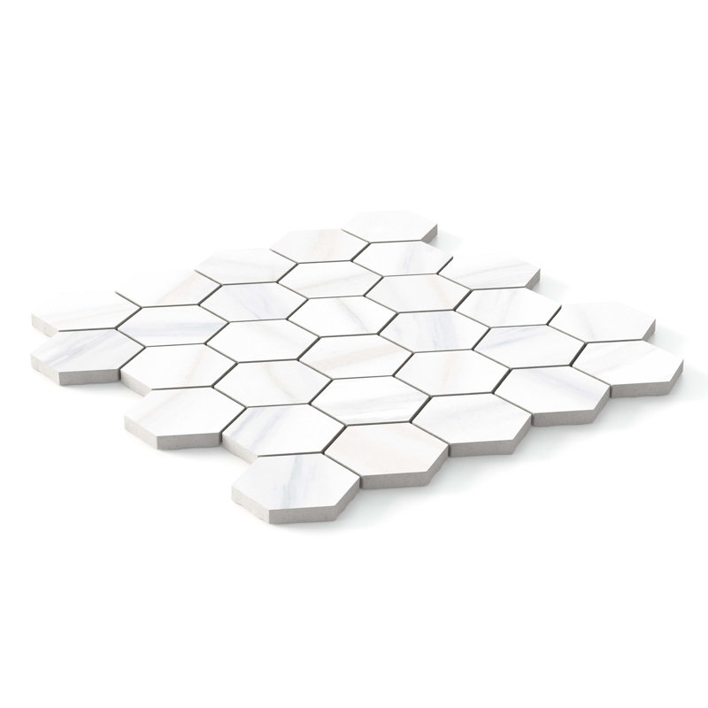 Spirit Matte Hexagon Mosaic Wall & Floor Tile (.80 Sq. Ft. /Sheet)