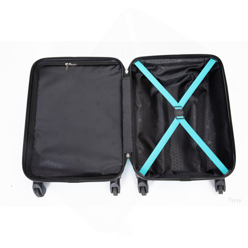 Valise légère 20 ", roulettes, turquoise