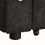 Canapé modulaire en L de 83,5 po avec canapé en L et canapé-lit avec grand espace de rangement, deux porte-gobelets et deux ports USB pour le salon, noir