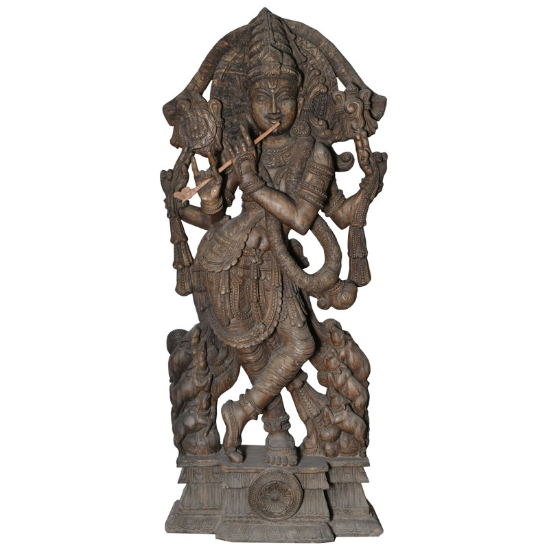 Forme cosmique de très grande taille de Venugopala (cannelure Krishna)