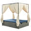 U_Style Adjustable Sun Bed With Curtain,High Comfort,With 3 -941587806