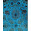 Tapis de couloir unique noué à la main Fine Vibrance - bleu, 2 pi 6 po x 11 pi 1 po