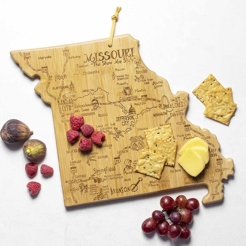 Totally Bamboo State Destination Series Bamboo Missouri Cutting Board