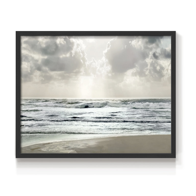Calm Shores -Framed Print - Restickable